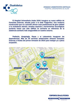 Hospital Universitario de Álava Consultas externas PDF