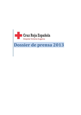 Dossier de prensa 2013

 