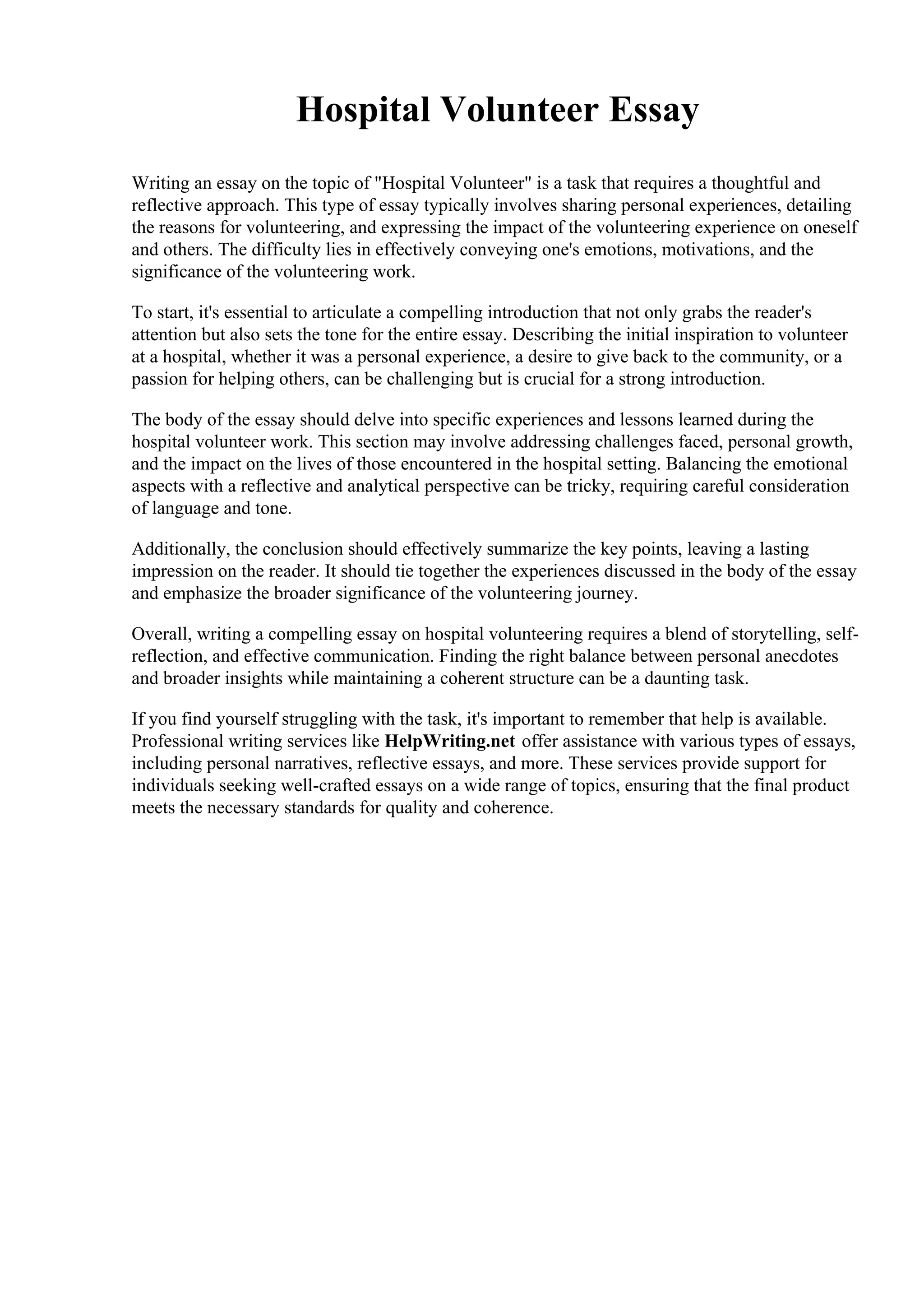 hospital-volunteer-essay-pdf