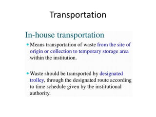 Transportation
 