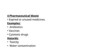 Waste Contamination Health Risks Example Comprehensive Hospital Waste Management: Safety, Segregation, and ...