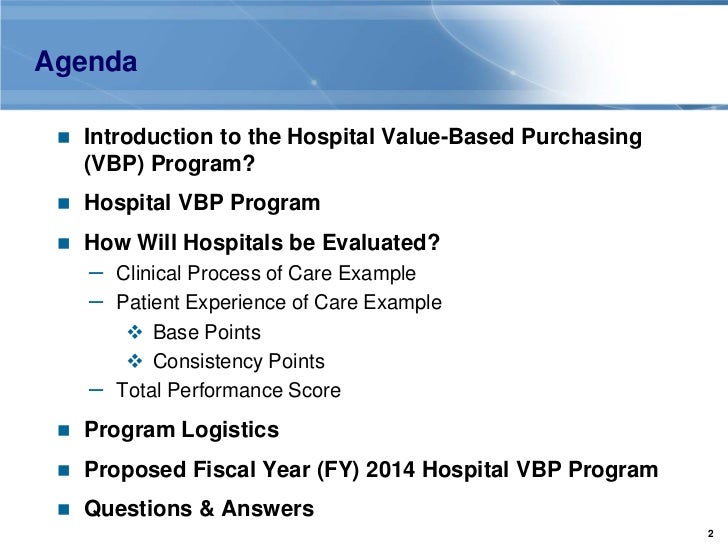 Hospital Vbp Program , What Is Value-Based Purchasing? – XVYP