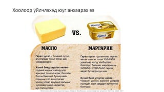 Монголын Бэлчээр Ашиглагчдын Нэгдсэн Холбооны захиалгаар энэ агуулгыг бэлтгэв. 2020.10.7
Хоолоор үйлчлэхэд юуг анхаарах вэ
 