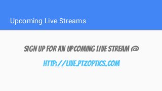 Host a Online Talk show with Live Streaming & Video Conferencing