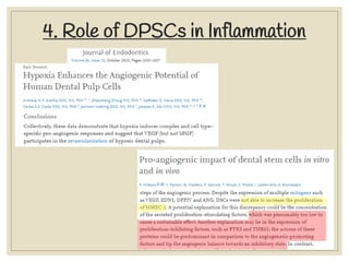 4. Role of DPSCs in Inflammation
 