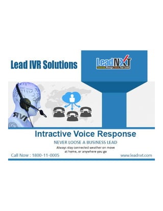 Hosted ivr solutions in india
