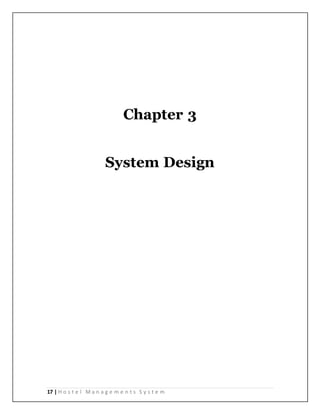 Hostel management system Software Engineering SRS | PDF