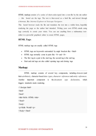 Hostel management system project report | DOCX