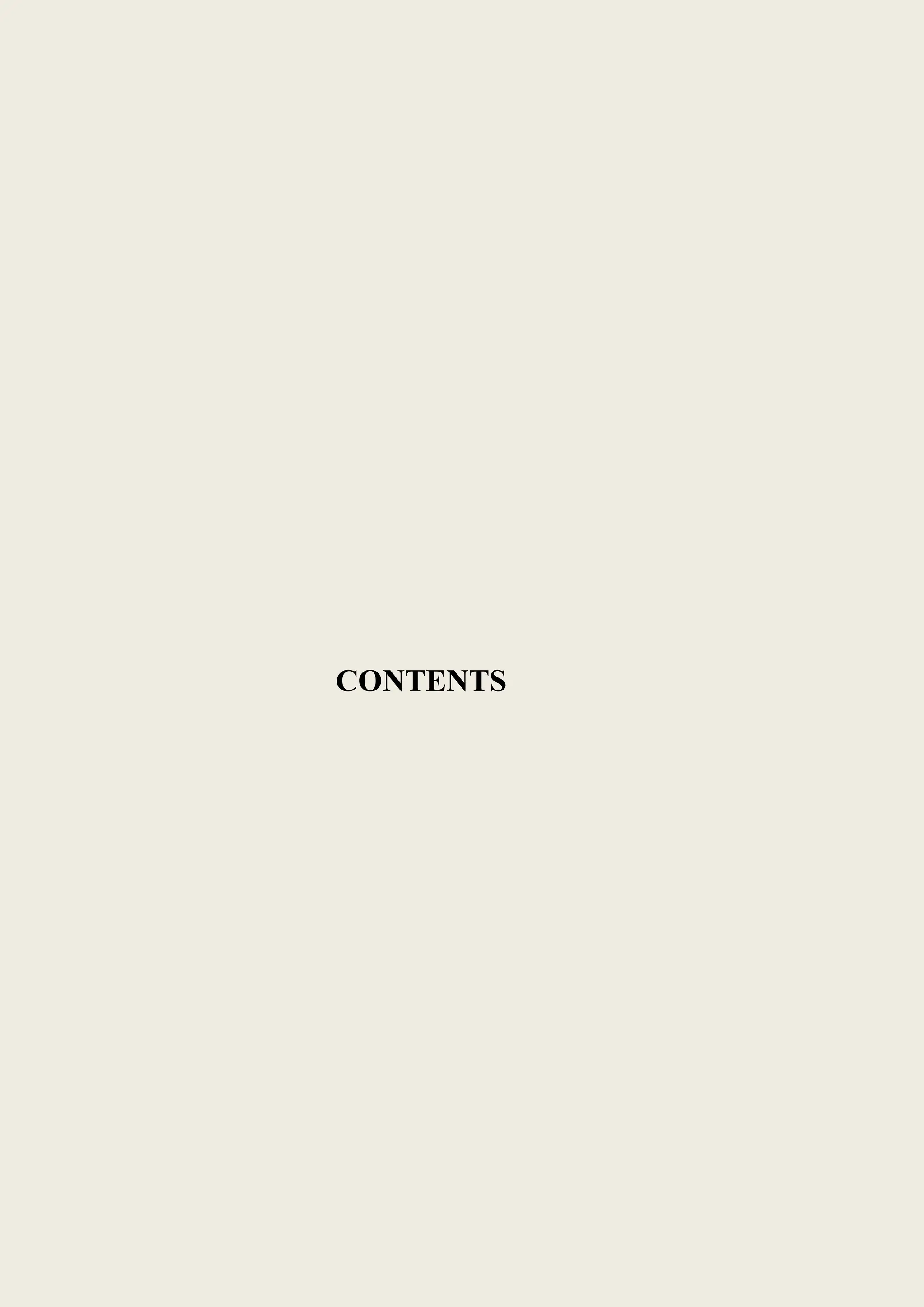CONTENTS
 