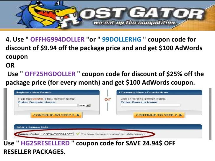 Latest Host Gator Promo Coupon Codes