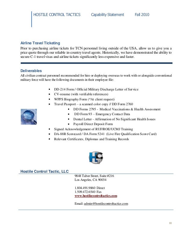 hostile control tactics canine services program dd form 2760