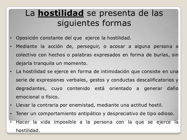 Hostilidad