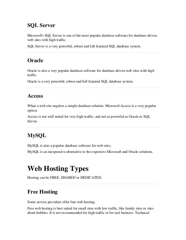Hosting Images, Photos, Reviews