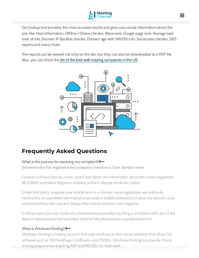 Hosting Checker Find Out Who Is Hosting Any Website Images, Photos, Reviews