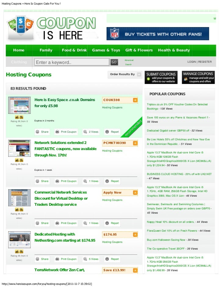 Hosting coupons « here is coupon code for you easy