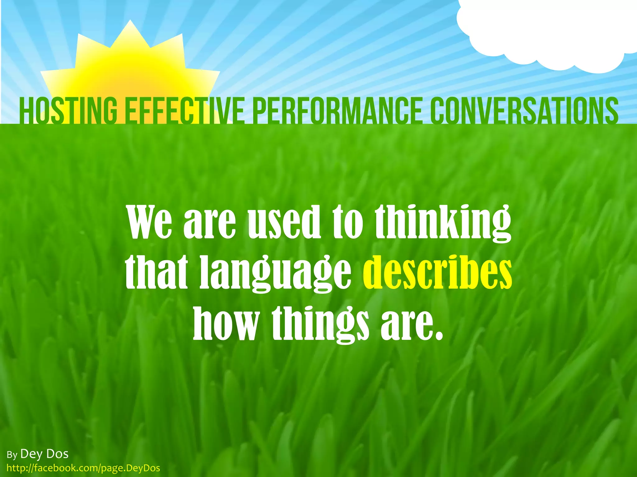 Hosting Effective Performance Conversations | PDF