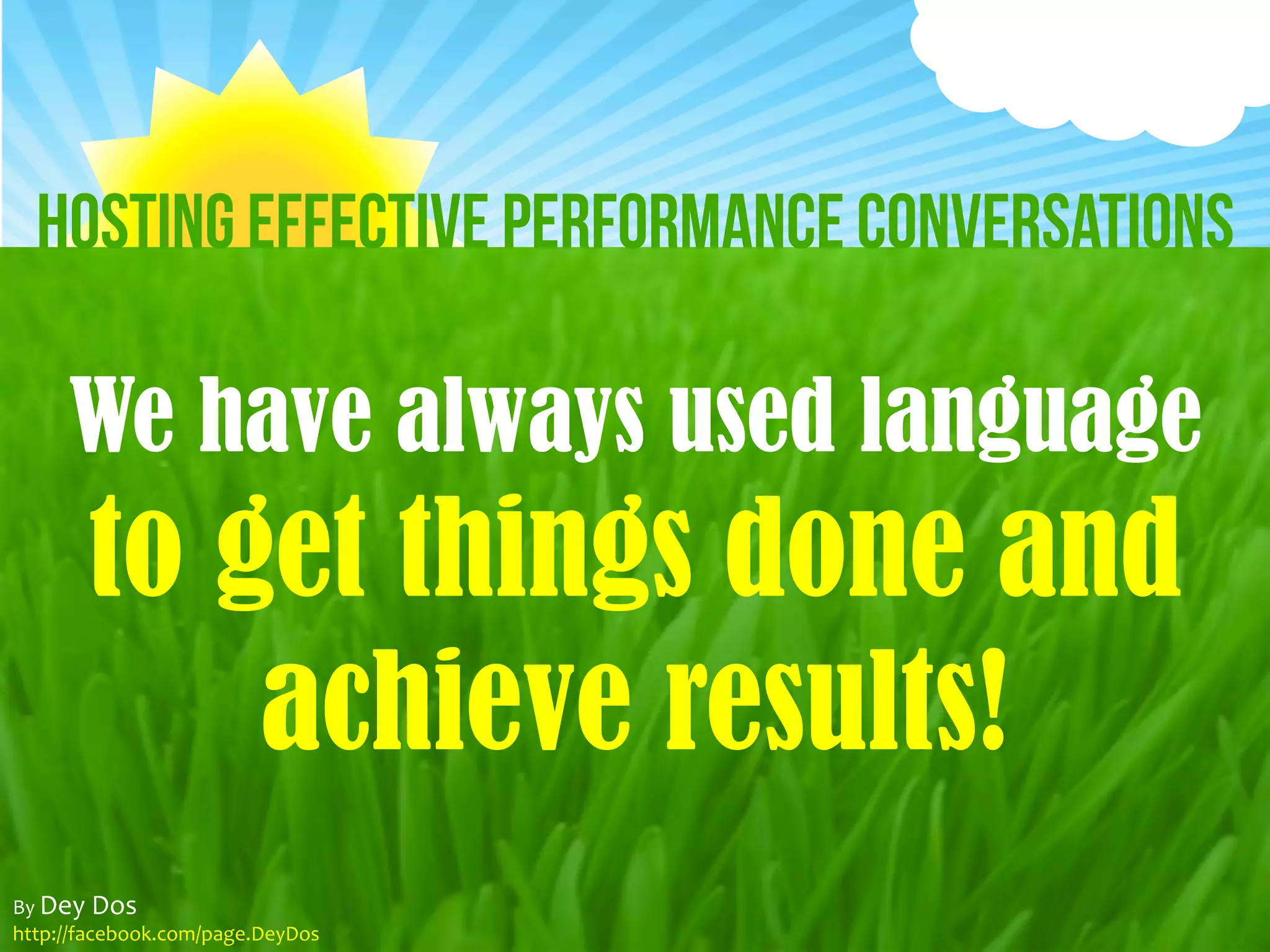 Hosting Effective Performance Conversations | PDF