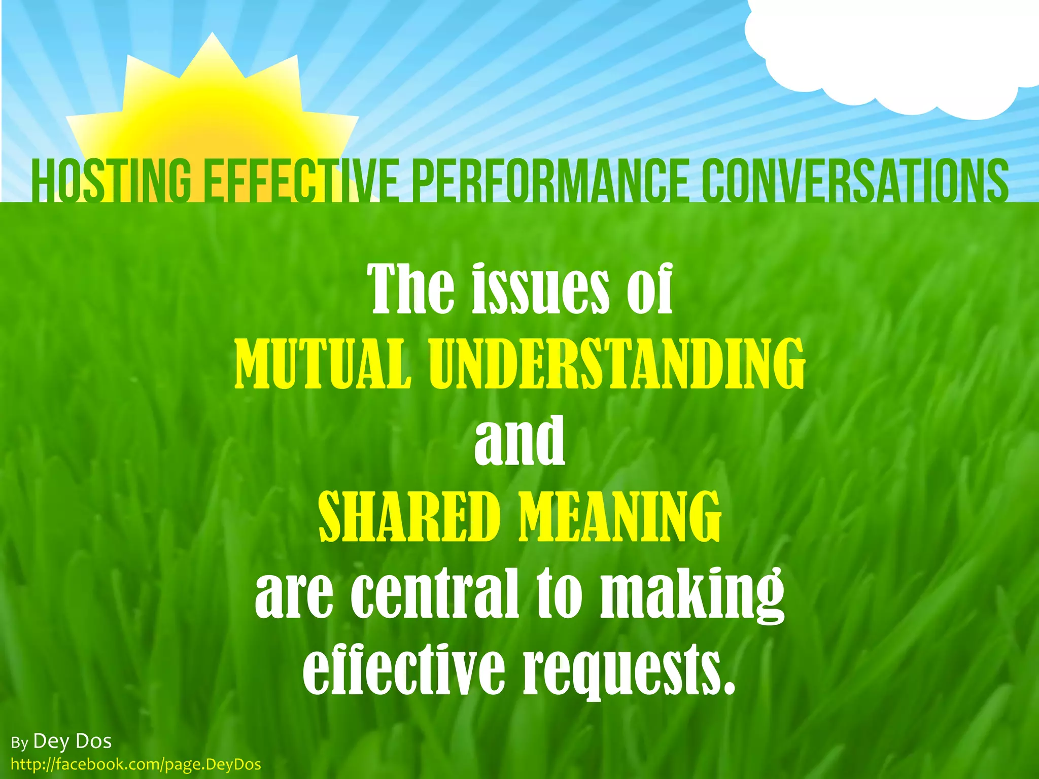 Hosting Effective Performance Conversations | PDF
