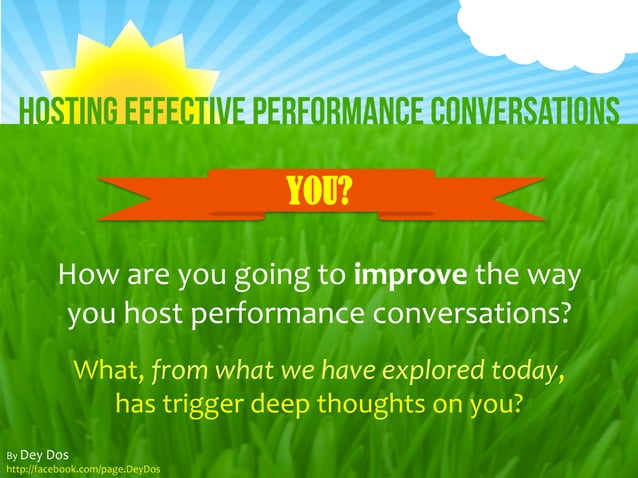 Hosting Effective Performance Conversations | PDF