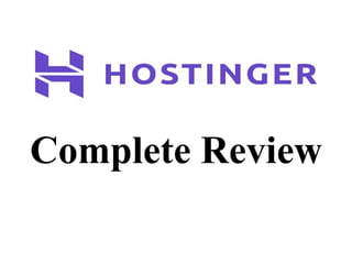 Complete Review
 
