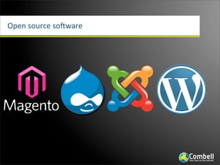 Open	
  source	
  soGware
 