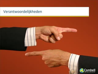 Verantwoordelijkheden
 