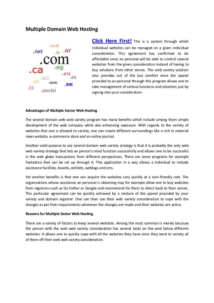 Host Multiple Domain Images, Photos, Reviews