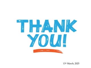 13th March, 2025
 