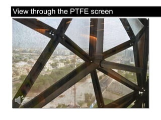 View through the PTFE screen

 