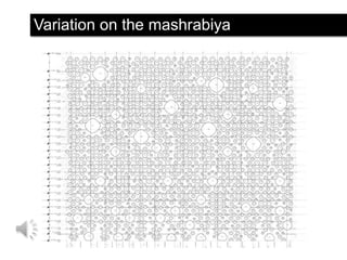Variation on the mashrabiya

 