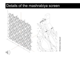 © Ateliers Jean Nouvel

Details of the mashrabiya screen

 