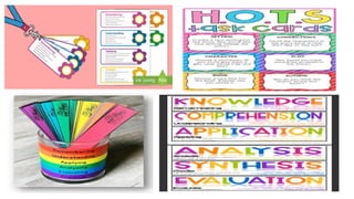 High order thinking for kindergarten children | PPTX