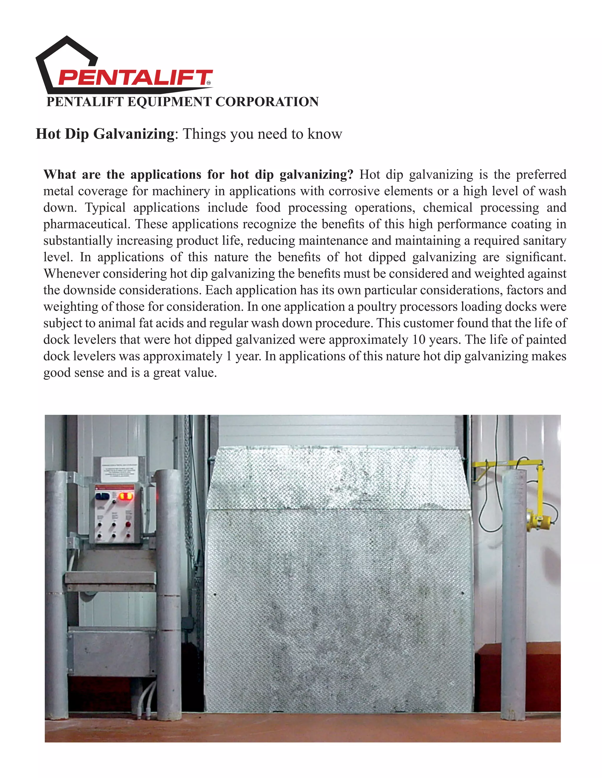 All you need to know about Hot Dip Galvanizing | PDF