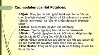 Hot potatoes (1) | PPTX