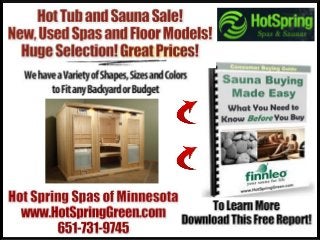 Saunas Spirit Lake ☎ 712-792-3376 ☎ Sauna Sale Estherville, IA