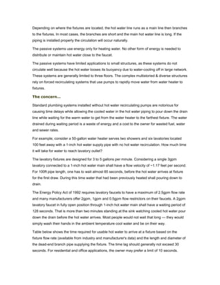 Hot water-plumbing-system | PDF