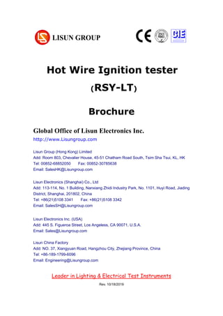 Hot wire-ignition-tester | PDF