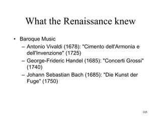 105
The Industrial Revolution
• Steam engine
– Boom of factories causes high demand for iron
• Iron has to be smelt with coal or coke
– Fuel crisis due to deforestation
• Coal is the substitute fuel
– Problem: pumping water out of coal mines
– 1776: James Watt improves the steam engine
– 1782: the first steamboat sails the Clyde
(Glasgow)
 