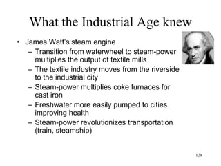 128
The Atlantic Slave Trade
• History of Sugar Plantations 1700-1900
– Britain
• Sugar has become a necessity by 1800
• Britain: 9 kgs per person per year
• France: not even 1 kg
• Imported sugar indispensable for drinking
imported tea, imported coffee and imported
chocolate from imported porcelain
 