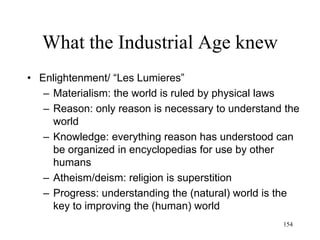 154
What the Renaissance knew
• Prussia
– Education
• Before the PhD:
– Engineers and doctors learn on the job
– Science is a hobby
– Research depends on patronage from nobility
and gentry or the scientist is financially
independent (Darwin)
– Ecole Polytechnique in Paris (1794) invents the
science/engineering student but Napoleon
turns into a military school
– Science lagging behind technology
 