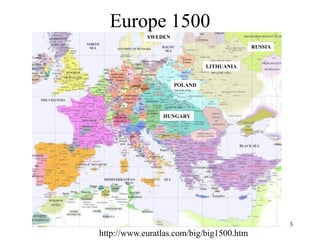 33
Rome
• Two centuries of peace
• All ancient (Western) civilizations under one
emperor
• Network of roads built originally for the legions
but then used by traders
• Unity of the Mediterranean: globalized free trade
– Traders do not need to cross a frontier
– Same laws, same language, same coins
– Safety of roads, rivers and sea
• Boom of commerce and industry
• Engineering, not science
• Religion in the service of the state
 