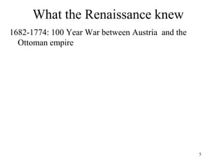 55
Christianity and Islam
• Jewish religions
• Spreading of Christianity via the assets of the Roman
Empire
• Spreading of Islam via war and trade
• Monotheistic
• Egalitarian and universal religions
• Ideal of brotherhood and charity
• Resurrection for all
• Missionary religions
• Faith
 