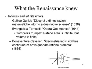 62
What the Renaissance knew
• Descartes (1644)
– Reductionism
• The scientific method is to analyze a
problem, decompose it into
component parts, explain each
component and then rebuild the
whole
• The whole is the sum of its parts
• Civilizations were mostly holistic for
thousands of years before the
Cartesian revolution
 