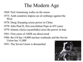 128
The Modern Age
• Noam Chomsky (1957)
– Performance vs competence
– We understand sentences that we have
never heard before
– Grammar= rules that account for all valid
sentences of the language
– Human brains are designed to acquire a
language
– They contain a "universal grammar"
– We speak because our brain is meant to
speak
 