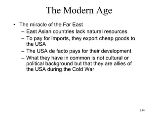 134
The Modern Age
• Paul MacLean (1964):
– “Triune” brain: each brain corresponds to a
different stage of evolution
– Each brain is connected to the other two, but
each operates indivually with a distinct
"personality"
– Reptilian brain for instinctive behavior (brain
stem, cerebellum, autonomic system)
– Old mammalian brain for emotions that are
functional to survival, as in “avoiding pain and
achieving pleasure” (limbic systemi, i.e.
hippocampus, thalamus amygdala)
– New mammalian brain for higher cognitive
functions (neo-cortex)
 