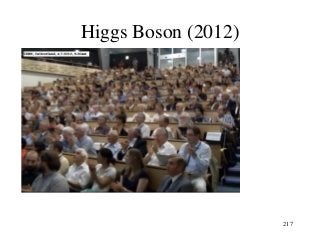 217
Higgs Boson (2012)
 