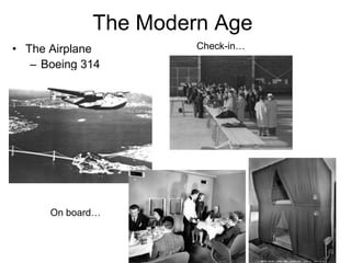 29
The Modern Age
• China
– Zedong Mao
• 1934-35: the “Long March” (first led by Zhou
Enlai, then by Mao)
• 1937: War against Japan (“Rape of
Nanjing”, 350,000 dead)
• Peasants: the Russian revolution started in
the cities, and the peasants opposed it; the
Chinese revolution started in the countryside
with an agrarian revolution
 