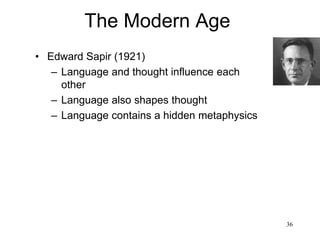 The Modern Age
Media
1925: Leica compact camera that doesn’t
require heavy equipment
1926: films with synchronized voice and
music are introduced (talking movies)
1927: Philo Farnsworth invents the
television in San Francisco
1935: Eduard Schüller at AEG builds a
magnetic tape recorder
 