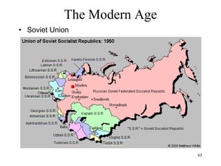 65
The Modern Age
• Karl Popper (1934)
– Truth is relative to a theory
– A scientific theory provides the means to
falsify it
– No definition of absolute truth is possible
 