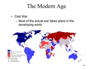 69
The Modern Age
• JeanPaul Sartre (1943)
– There is no "human nature" because
there is no God to conceive it.
– We are free to act as we will (”Man is
condemned to be free“)
– It is our actions that determine our
nature
– Each individual is fully responsible for
what she becomes
– Existence (the free I) precedes essence
(the I’s nature)
 